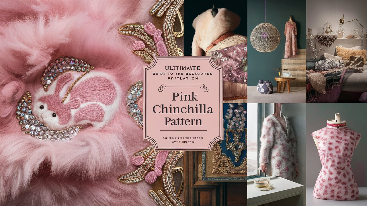 decoration pink chinchilla pattern tw2gte
