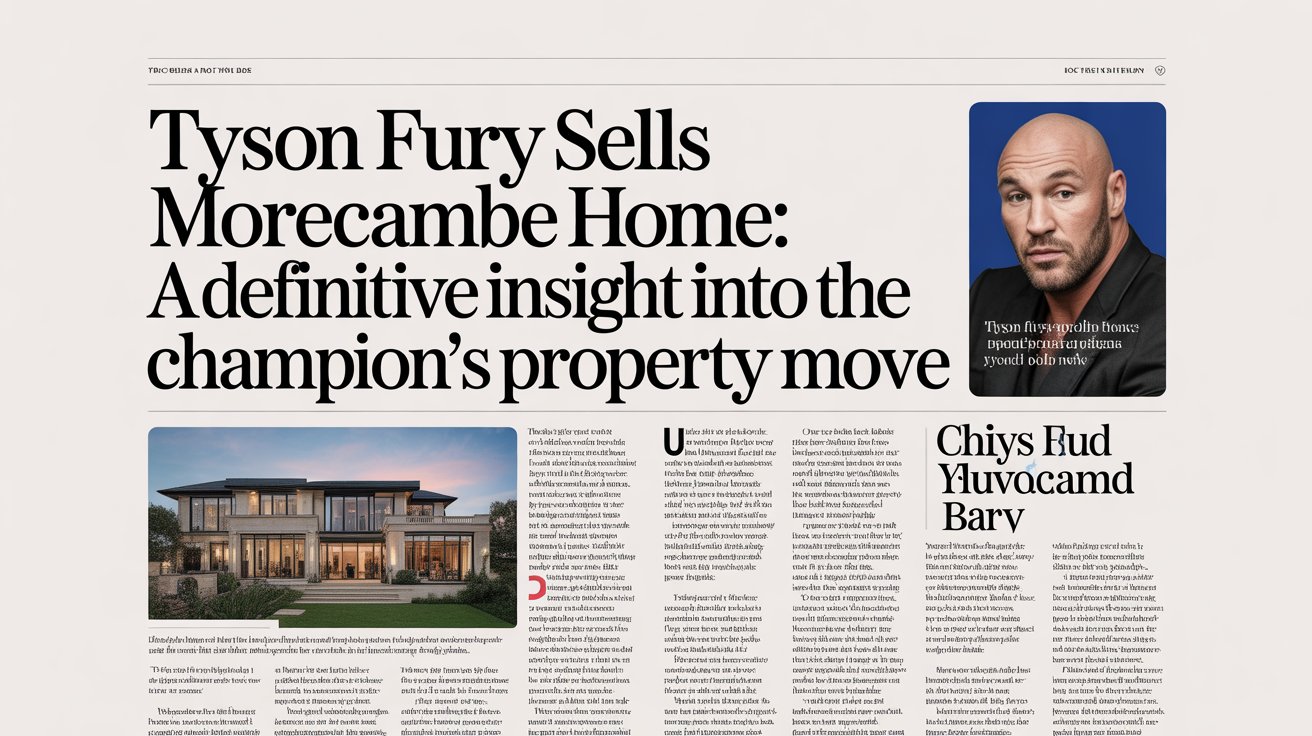 tyson fury sells morecambe home