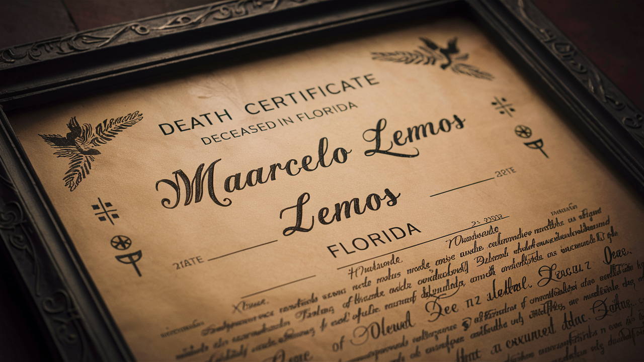 Maarcelo Lemos Death Certificate Florida Tech Taalk